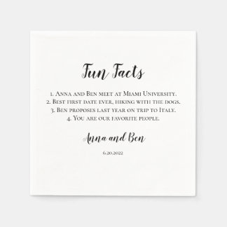 Fun Fact Napkin Servet