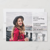 Fun facts 2 foto moderne studentenopleiding kaart (Achterkant)