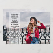 Fun facts 2 foto moderne studentenopleiding kaart (Voorkant / Achterkant)