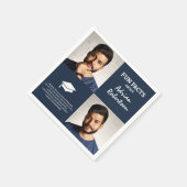 Fun Facts Afstuderen fotocollage | marine Servet (Hoek)