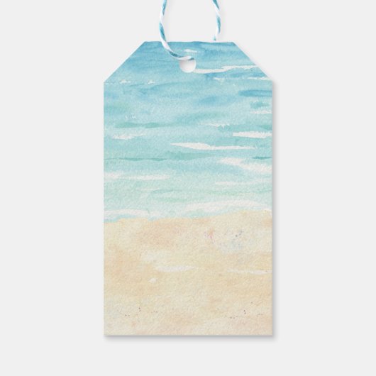 Fun Facts Beach Weddenschap Vrijgezellenfeest Favo Cadeaulabel (Achterkant)