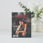 Fun Facts | Foto van het Hoesje Magazine Afstudere Aankondiging (Staand voorkant)