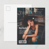 Fun Facts | Foto van het Hoesje Magazine Afstudere Aankondigingskaart (Voorkant / Achterkant)