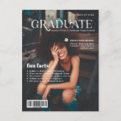 Fun Facts | Foto van het Hoesje Magazine Afstudere Aankondigingskaart (Voorkant)