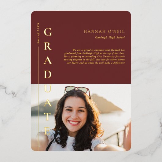 Fun Facts | Moderne eenvoudige aankondiging foto (Voorkant)