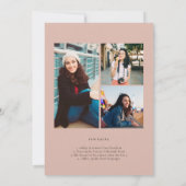 Fun Facts | Moderne eenvoudige aankondiging foto (Achterkant)