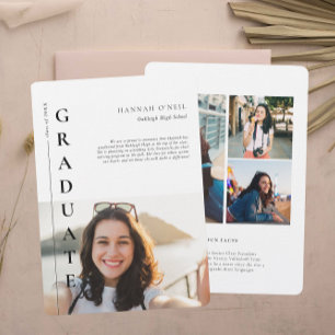 Fun Facts   Moderne eenvoudige aankondiging foto