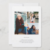 Fun Facts | Moderne eenvoudige aankondiging foto (Achterkant)