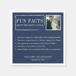 Fun Facts napkins for bruildings & Year Servet