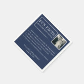 Fun Facts napkins for bruildings & Year Servet (Hoek)