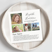 Fun Facts Photos Afstuderen Napkins Servet