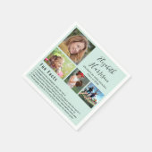 Fun Facts Photos Mint Afstuderen Napkins Servet (Hoek)