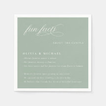 Fun Facts Simply Elegant Typography Wedding