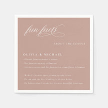 Fun Facts Simply Elegant Typography Wedding
