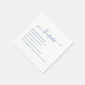 Fun Facts Wedding Napkins Servet (Hoek)