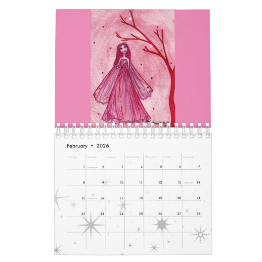 Fun Faery Calendar Kalender (Feb 2026)