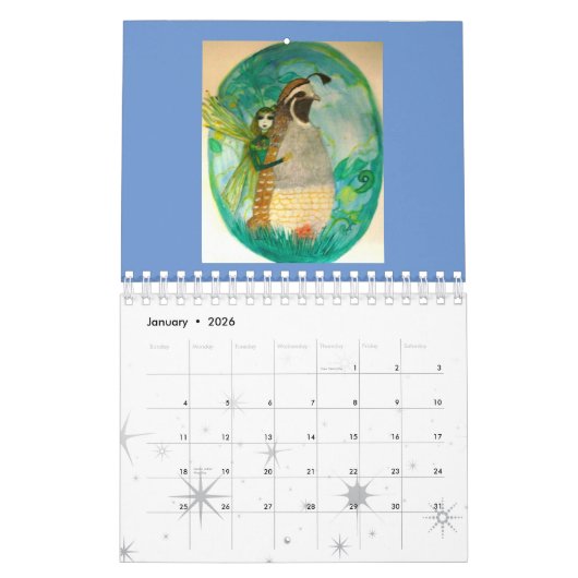 Fun Faery Calendar Kalender (Jan 2026)