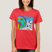 Fun Fair Amusement Park Amusement Park T-shirt (Voorkant)