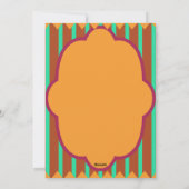 Fun Fair Carrousel Verjaardag Feestdagenkaart (Achterkant)