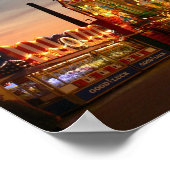 Fun fair in Bremen, Duitsland Poster (Hoek)