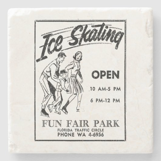 Fun Fair Park AD 3-onderzetter Stenen Onderzetter (Voorkant)
