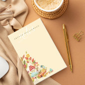 Fun Fairy Garden Autumn Leafs Mushrooms en pompoen Post-it® Notes