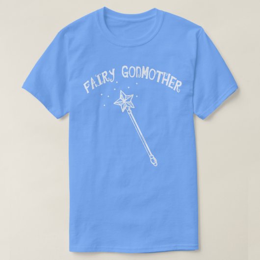 Fun Fairy Godmoeder Fantasy Print T shirt (Design voorkant)