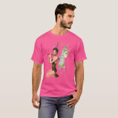 Fun Fairy T-shirt Vrouw Elf Fairy Spelen Fluit Fig (Voorkant volledig)