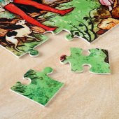Fun Fairytale Dragon Kinderen Schilderachtig lands Legpuzzel (Zijkant)