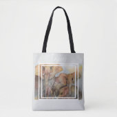 Fun Family of Elephants Tote Bag (Voorkant)