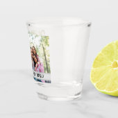 Fun Family Photo Monogram Shot Glas (Rechts)