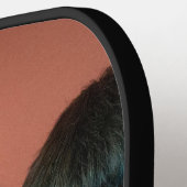 Fun Family Photo Typography Pickleball Paddle (Links Detail)