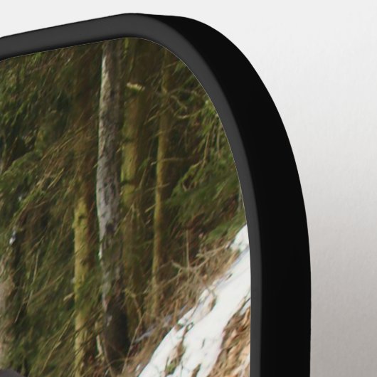 Fun Family Photo Typography Pickleball Paddle (Links Detail)