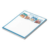 Fun Family Photos Blue Notes voor Today Notitieblok (Linkerzijde)