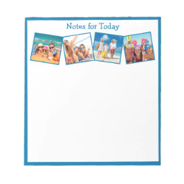 Fun Family Photos Blue Notes voor Today Notitieblok