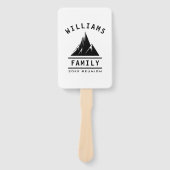 Fun Family Reunion Camping Natuur Summer Vacking Handwaaier (Voorkant)