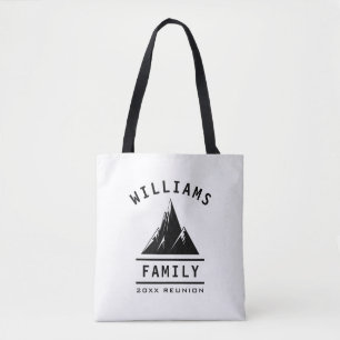 Fun Family Reunion Camping Natuur Summer Vacking Tote Bag