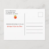 Fun Family Reunion Save the Date Apple Tree Aankondigingskaart (Achterkant)
