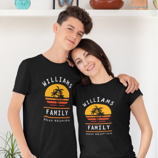 Fun Family Reunion Summer Vacation Tropical Beach T-shirt