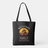 Fun Family Reunion Summer Vacation Tropical Beach Tote Bag (Achterkant)