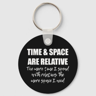 Fun Family Science Quote Typografie Sleutelhanger