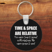 Fun Family Science Quote Typografie Sleutelhanger (Voorkant)