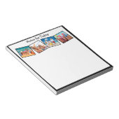 Fun Family Vacation Photos Notes for Today Notepad Notitieblok (Schuin)
