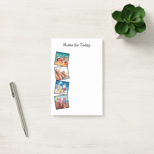 Fun Family Vacation Photos Notes for Today Post it (Kantoor)