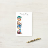Fun Family Vacation Photos Notes for Today Post it (Op bureau)