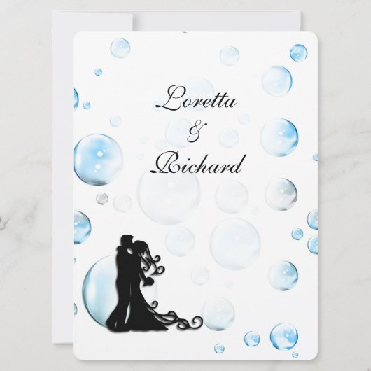 Fun Fantasy Bubbles Weddenschap Kaart (Achterkant)