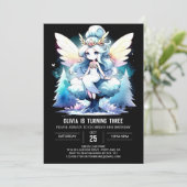 Fun Fantasy Fairy Verjaardag Kaart (Staand voorkant)