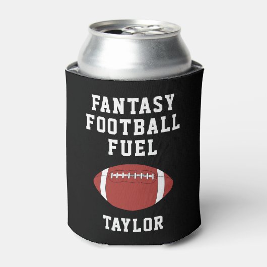 Fun Fantasy Football Aangepaste naam Gepersonalise Blikjeskoeler (Blikje Voorkant)