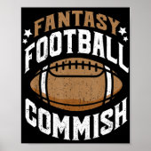 Fun Fantasy Football Commissariaat Mannen Poster (Voorkant)