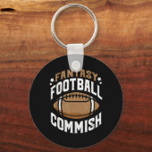 Fun Fantasy Football Commissariaat Mannen Sleutelhanger (Voorkant)